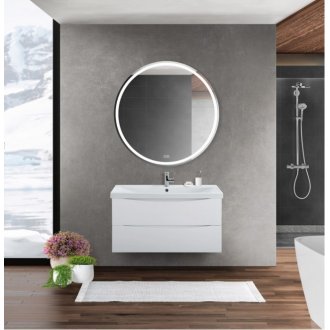 Тумба с раковиной BelBagno Marino-CER 100-BB-0324-100-LVB Bianco Lucido