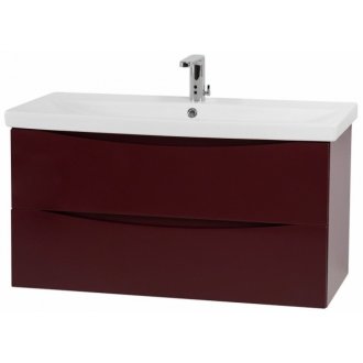 Тумба с раковиной BelBagno Marino-CER 100-BB-0324-100-LVB Bordo Lucido