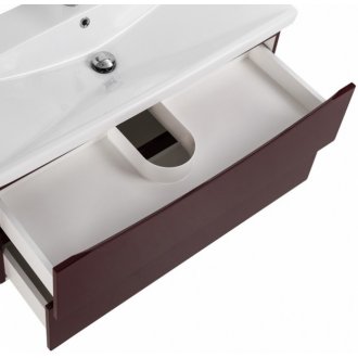 Тумба с раковиной BelBagno Marino-CER 100-BB-0324-100-LVB Bordo Lucido