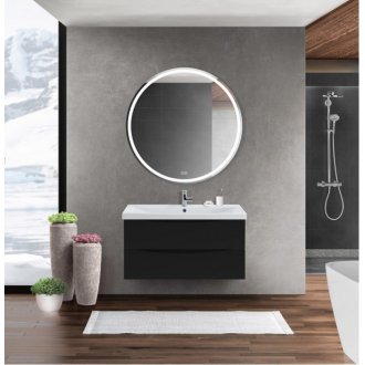 Тумба с раковиной BelBagno Marino-CER 100-BB-0324-100-LVB Nero Lucido