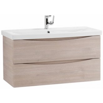 Тумба с раковиной BelBagno Marino-CER 90-BB-0323-90-LVB Rovere Grigio