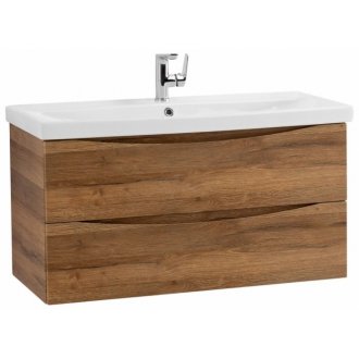 Тумба с раковиной BelBagno Marino-CER 90-BB-0323-90-LVB Rovere Rustico