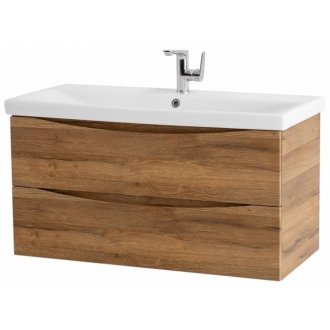 Тумба с раковиной BelBagno Marino-CER 100-BB-0324-100-LVB Rovere Rustico