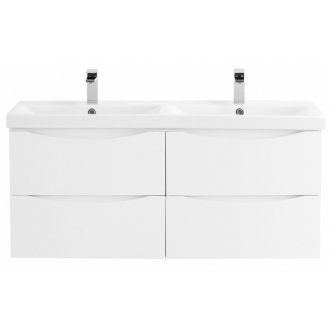 Тумба с раковиной BelBagno Marino-CER 120-BB-0325-120-2-LVB Bianco Opaco