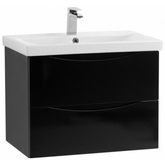 Тумба с раковиной BelBagno Marino-CER 60-BB-0320-60-LVB Nero Lucido