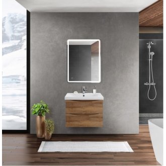 Тумба с раковиной BelBagno Marino-CER 60-BB-0320-60-LVB Rovere Rustico