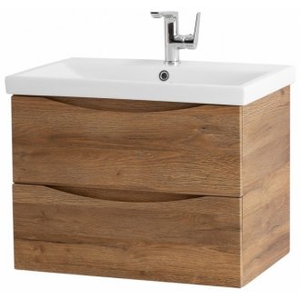 Тумба с раковиной BelBagno Marino-CER 60-BB-0320-60-LVB Rovere Rustico