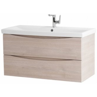 Тумба с раковиной BelBagno Marino-CER 80-BB-0322-80-LVB Rovere Grigio