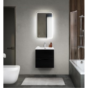 Мебель для ванной BelBagno Marino-CER-Mini 50 Nero Lucido