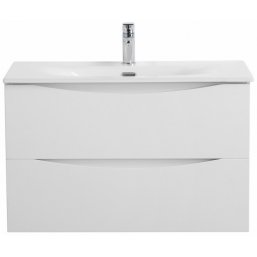 Тумба с раковиной BelBagno Marino-CER-Mini 80 Bian...