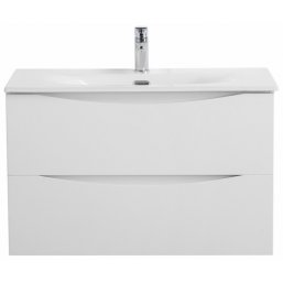 Тумба с раковиной BelBagno Marino-CER-Mini 80 Bian...