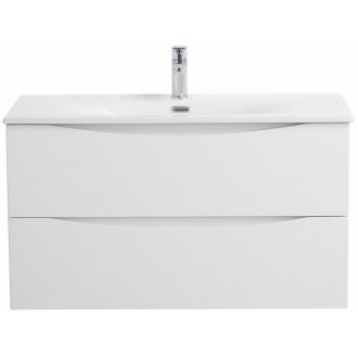 Тумба с раковиной BelBagno Marino-CER-N 100 Bianco Opaco
