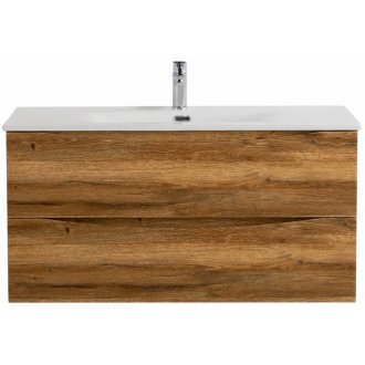 Тумба с раковиной BelBagno Marino-CER-N 100 Rovere Rustico