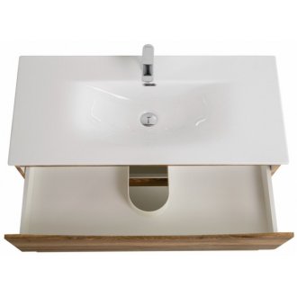 Тумба с раковиной BelBagno Marino-CER-N 100 Rovere Rustico