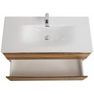 Тумба с раковиной BelBagno Marino-CER-N 100 Rovere Rustico