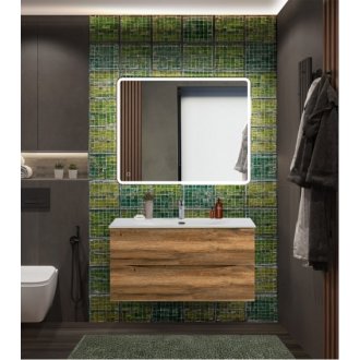 Тумба с раковиной BelBagno Marino-CER-N 100 Rovere Rustico