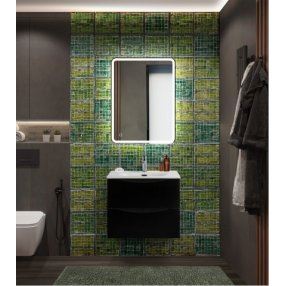Мебель для ванной BelBagno Marino-CER-N 60 Nero Lucido