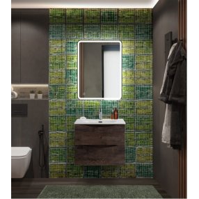 Мебель для ванной BelBagno Marino-CER-N 60 Rovere Nature Grigio