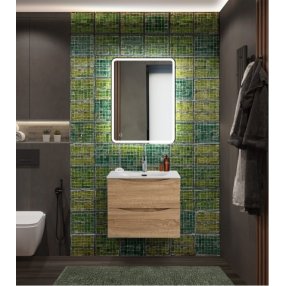 Мебель для ванной BelBagno Marino-CER-N 60 Rovere Bianco