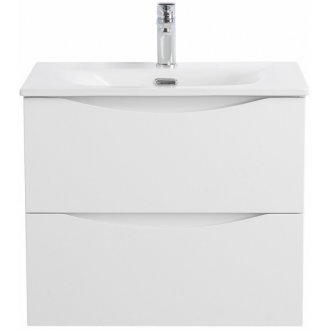 Тумба с раковиной BelBagno Marino-CER-N 70 Bianco Opaco