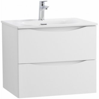 Тумба с раковиной BelBagno Marino-CER-N 70 Bianco Opaco