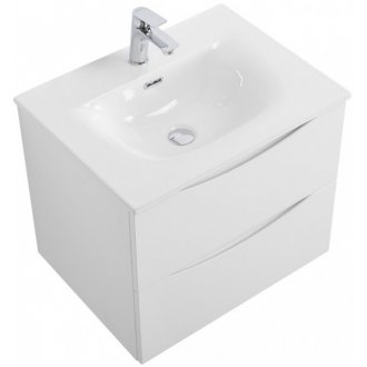 Тумба с раковиной BelBagno Marino-CER-N 70 Bianco Opaco