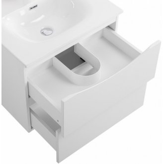Тумба с раковиной BelBagno Marino-CER-N 70 Bianco Opaco