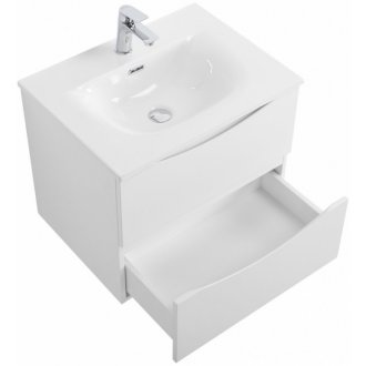 Тумба с раковиной BelBagno Marino-CER-N 70 Bianco Opaco