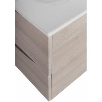Тумба с раковиной и зеркалом BelBagno Marino-CER-N 70 Rovere Grigio