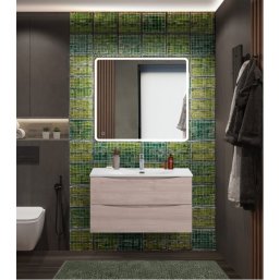 Мебель для ванной BelBagno Marino-CER-N 90 Rovere ...