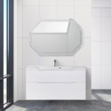 Мебель для ванной BelBagno Marino-H60 110-BB1100/450-LV-MR-PR Bianco Lucido