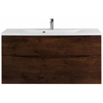 Тумба с раковиной BelBagno Marino-H60 110-BB1100/450-LV-MR-PR Rovere Moro