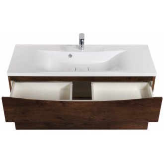 Тумба с раковиной BelBagno Marino-H60 110-BB1100/450-LV-MR-PR Rovere Moro