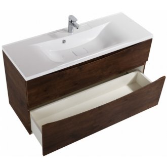 Тумба с раковиной BelBagno Marino-H60 110-BB1100/450-LV-MR-PR Rovere Moro