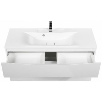 Тумба с раковиной BelBagno Marino-H60 120-BB1200/450-LV-MR-PR Bianco Lucido