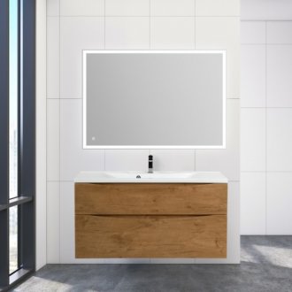 Тумба с раковиной BelBagno Marino-H60 120-BB1200/450-LV-MR-PR Rovere Nature