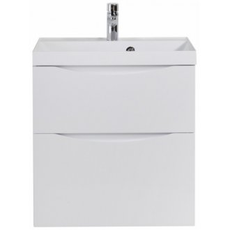 Тумба с раковиной BelBagno Marino-H60 70-BB700/450-LV-MR-AST Bianco Lucido