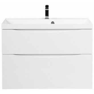 Тумба с раковиной BelBagno Marino-H60 90-BB900/450-LV-MR-AST Bianco Lucido