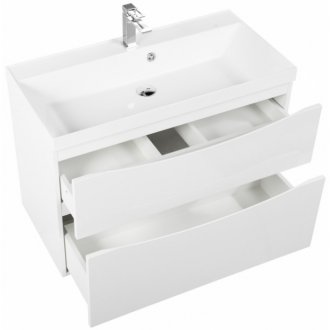 Мебель для ванной BelBagno Marino-H60 90-BB900/450-LV-MR-AST Bianco Lucido