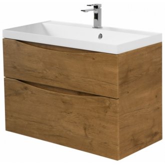 Тумба с раковиной BelBagno Marino-H60 90-BB900/450-LV-MR-AST Rovere Nature