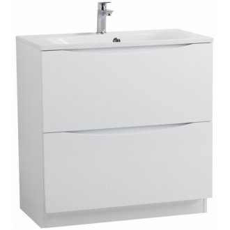 Мебель для ванной BelBagno Marino 80-PIA-BB800/450-LV-MR-FT Bianco Lucido