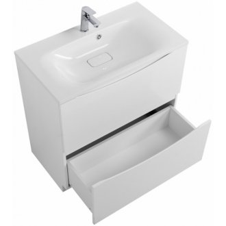 Мебель для ванной BelBagno Marino 80-PIA-BB800/450-LV-MR-FT Bianco Lucido