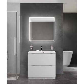 Мебель для ванной BelBagno Marino 80-PIA-BB800/450-LV-MR-FT Bianco Lucido