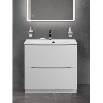 Мебель для ванной BelBagno Marino 80-PIA-BB800/450-LV-MR-FT Bianco Lucido
