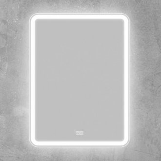 Тумба с раковиной и зеркалом BelBagno Marino 60-PIA-BB600/450-LV-ART-AST-NERO Bianco Lucido