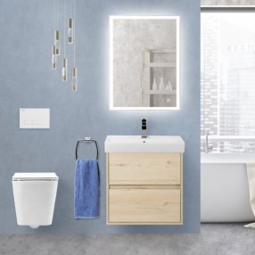Мебель для ванной BelBagno Neon-50-2C Pino Bianco