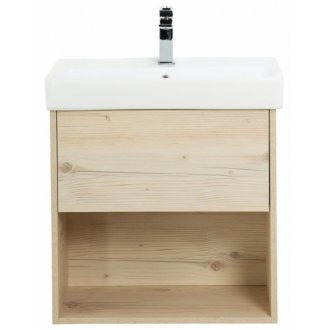 Тумба с раковиной BelBagno Neon 60-1C Pino Bianco