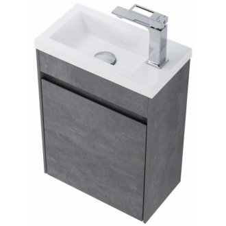 Мебель для ванной BelBagno Pietra-Mini-400L Stucco Cemento
