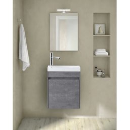 Мебель для ванной BelBagno Pietra-Mini-460L Stucco...
