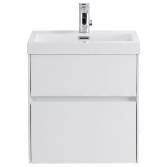 Тумба с раковиной BelBagno Pietra Mini 50AS Bianco Lucido